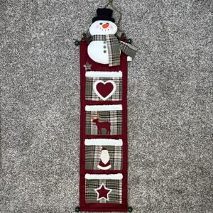 Long Hanging‎ Snowman Christmas Decor Tapestry Sown Pockets